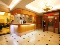 大使商務飯店-大廳與接待櫃台