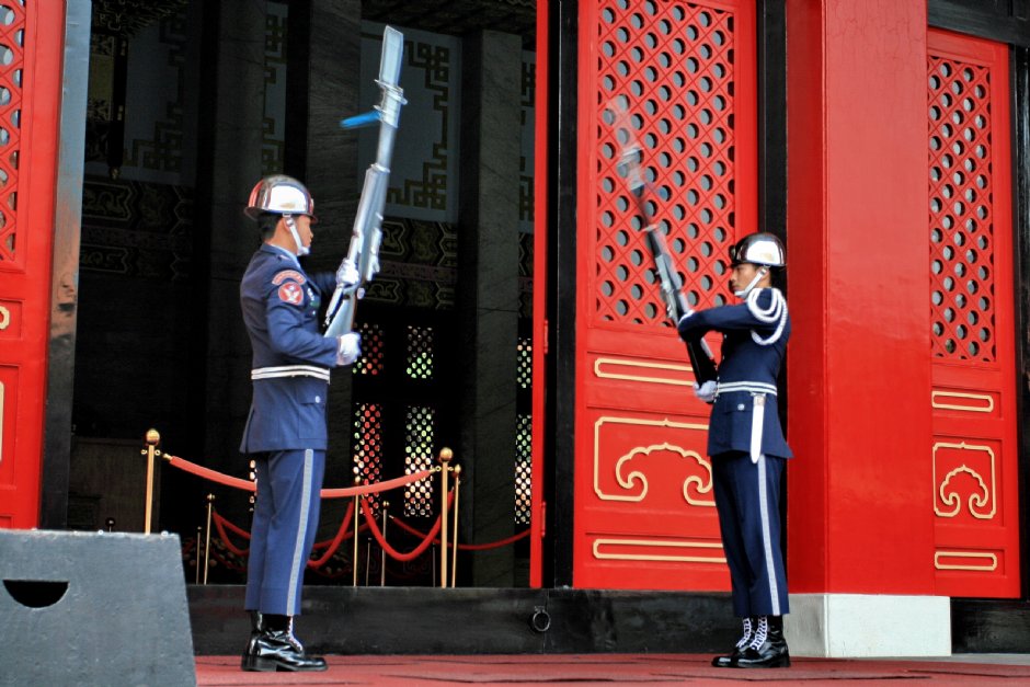 衛兵交接表演 攝影：陳銘祥