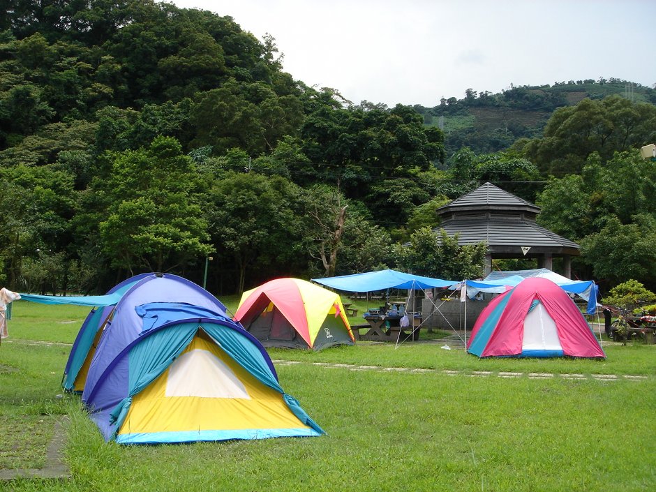 五顏六色的帳蓬 攝影：余燕鳳