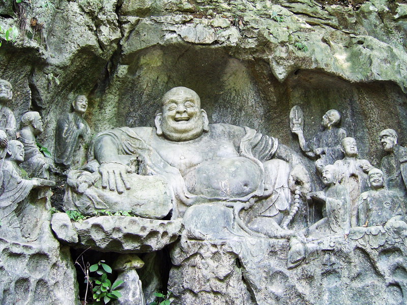 飛來峰石窟彌勒佛 攝影：方盛文