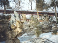長廊與雪景<br/> 攝影：朱志宏