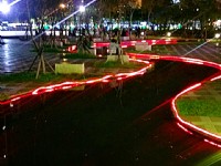 萬坪公園為每年新北歡樂耶誕城展區之一<br/> 攝影：Eva隨手拍 (資料照片)