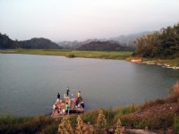白河水庫垂釣休憩<br/> 攝影：林山景