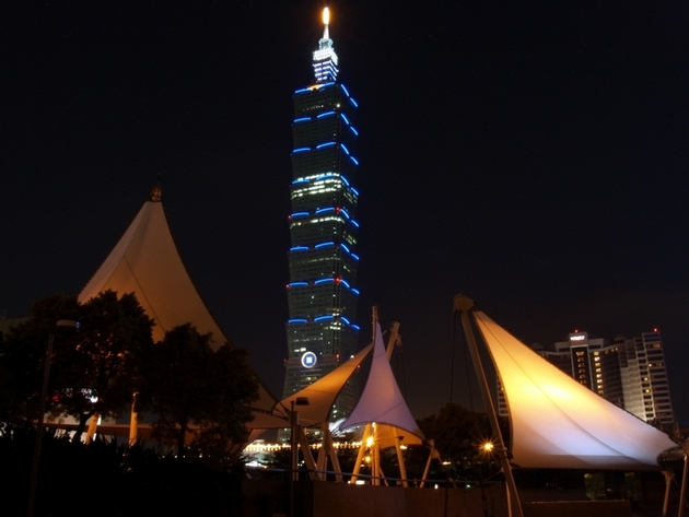 與週邊輝映夜景 攝影：amo