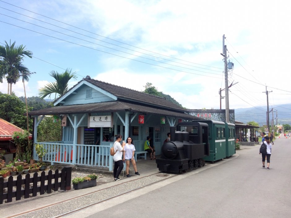 天送埤車站 攝影：Eva隨手拍