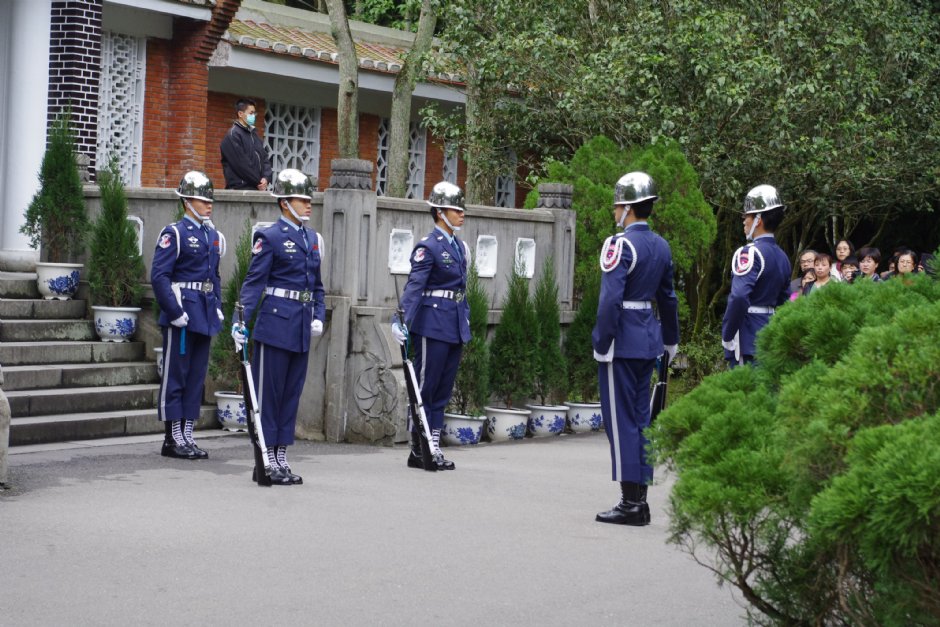 慈湖陵寢衛兵交接 攝影：Eva隨手拍