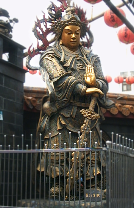 門口左護法神像 攝影：李曉雯
