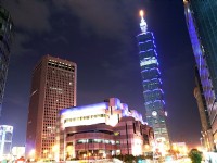 Taipei101&世貿美麗的夜景<br/> 攝影：陳銘祥