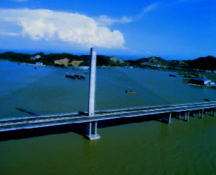 俯瞰珠海大橋 攝影：大榮旅行社