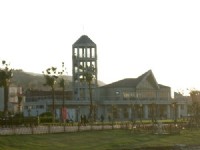 八里左岸會館一景<br/> 攝影：eva隨手拍
