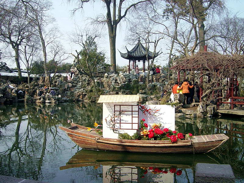 水上小船 攝影：孫菽蔓
