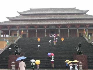 橫店影視基地內部 攝影：北有九寨溝，南有蘇杭