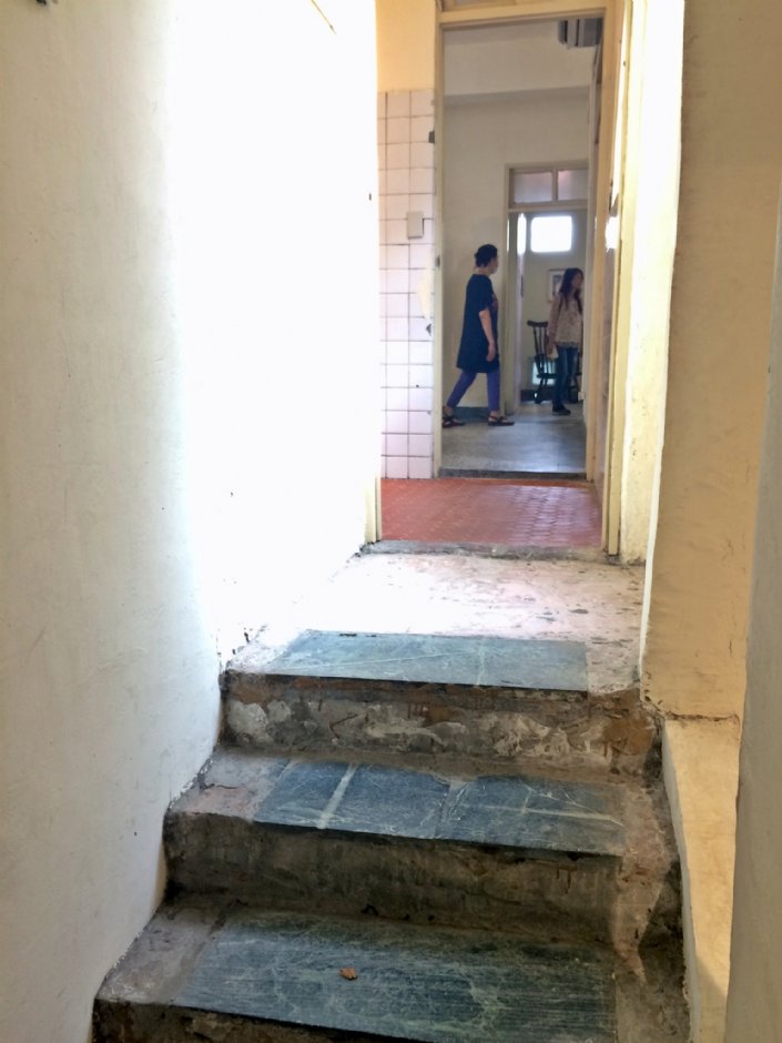 房舍内部可见当年扩建样貌 摄影：Eva隨手拍