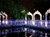 萬坪公園為每年新北歡樂耶誕城展區之一<br/> 攝影：Eva隨手拍 (資料照片)