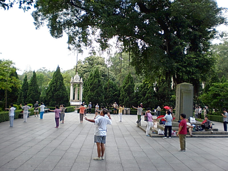 公園也是運動佳處 攝影：方盛文