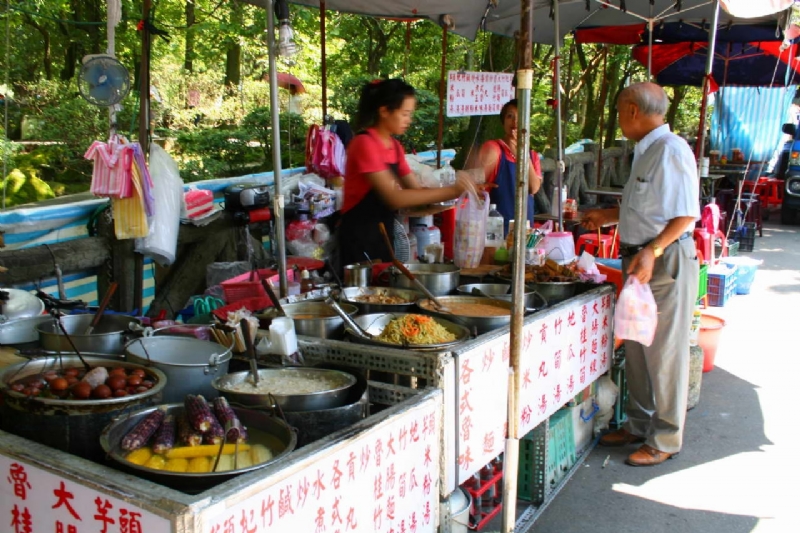 小吃攤販 攝影：老山羊部落格