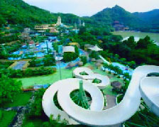 俯瞰夢幻水城 攝影：大榮旅行社