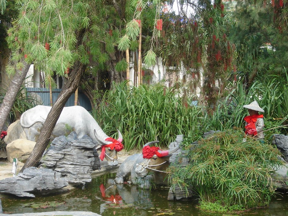創意水牛造景 攝影：鄭惠文
