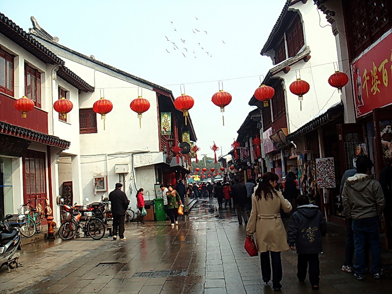 明清建築風格的老街 攝影：余燕鳳