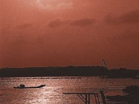 六輕夕照<br/> 攝影：雲林縣政府