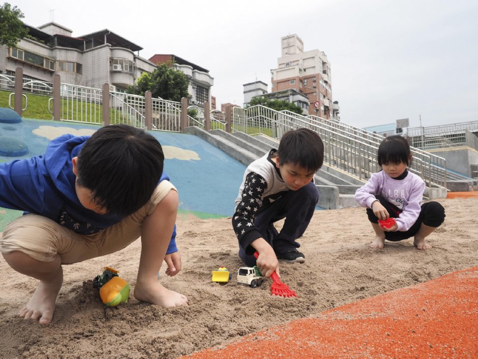 沙坑 攝影：臺北市政府工務局水利工程處 提供