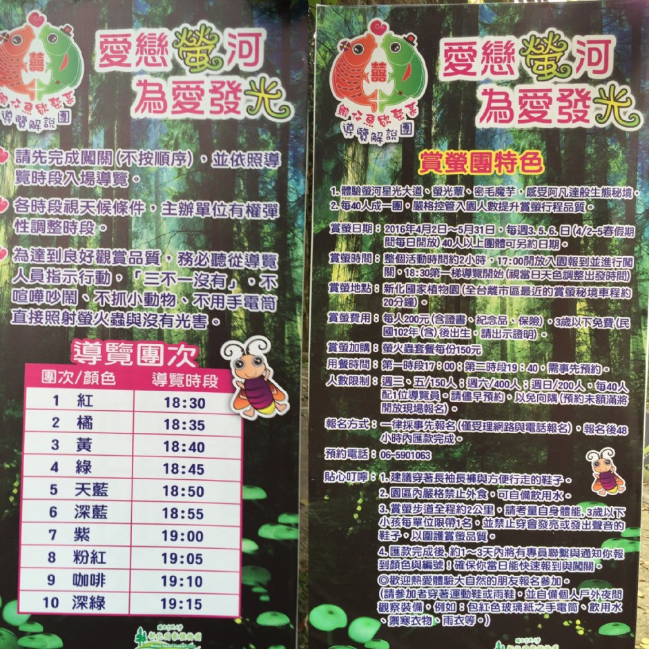 新化植物园2016赏萤活动 摄影：旅遊王攝影組