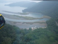 纜車上鳥瞰大竹湖<br/> 攝影：旅遊王攝影組