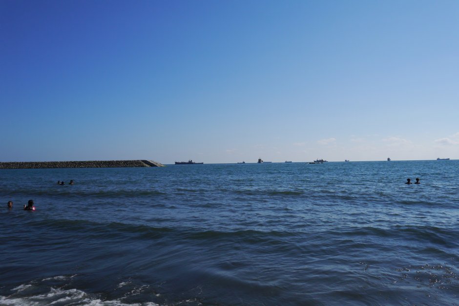 旗津海水浴場 攝影：三井