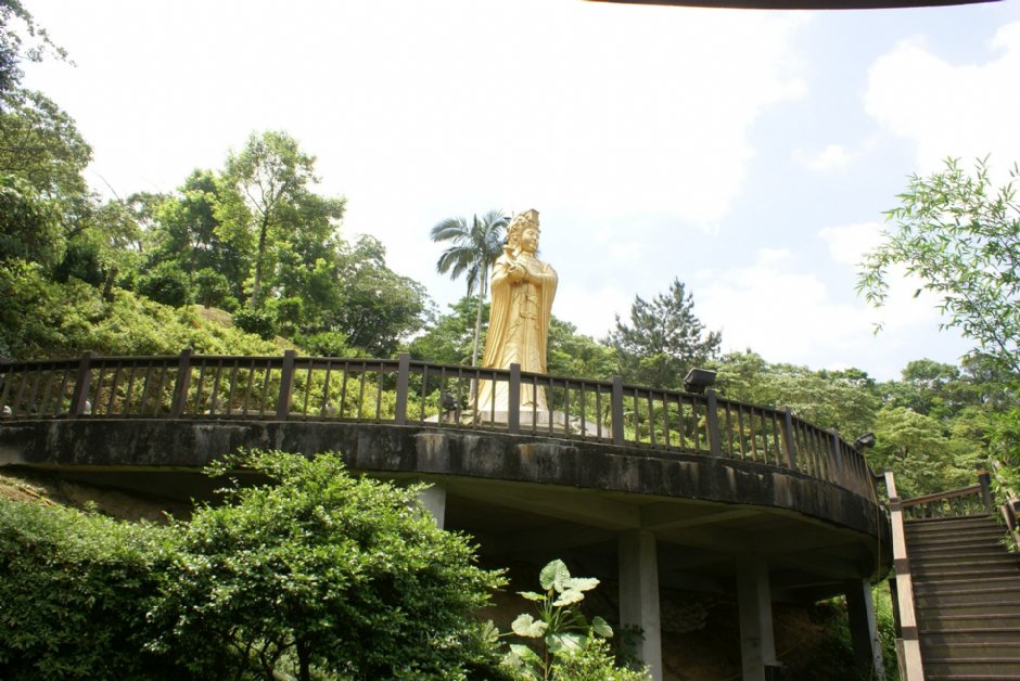 思源臺旁茶郊媽祖金身 攝影：Eva隨手拍