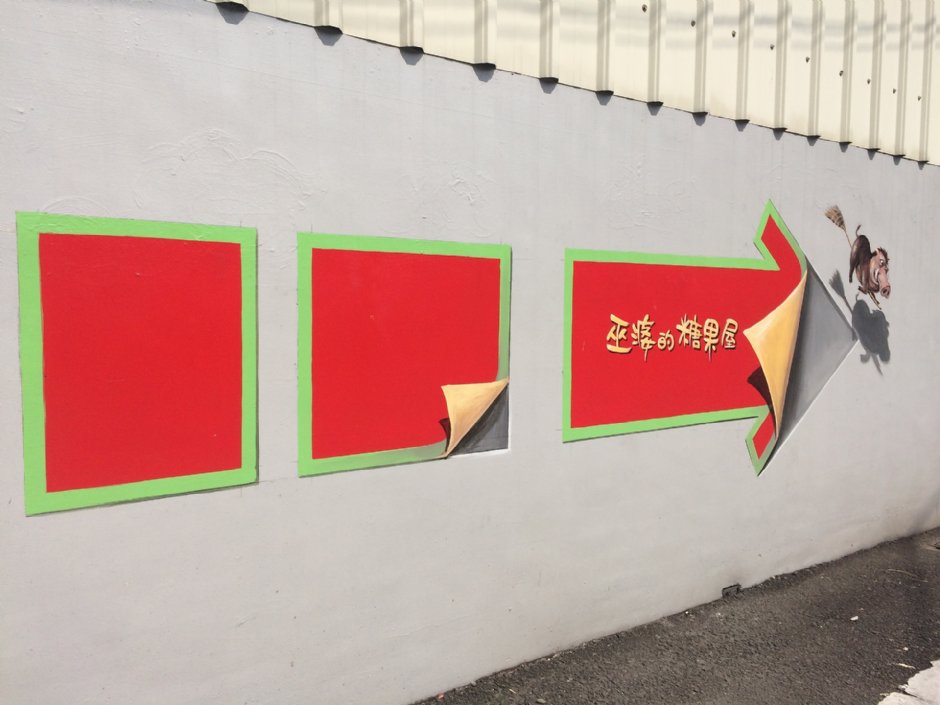 巫婆的糖果屋指引標示 攝影：Eva隨手拍