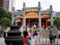 黃大仙廟全景<br/> 攝影：王世傳