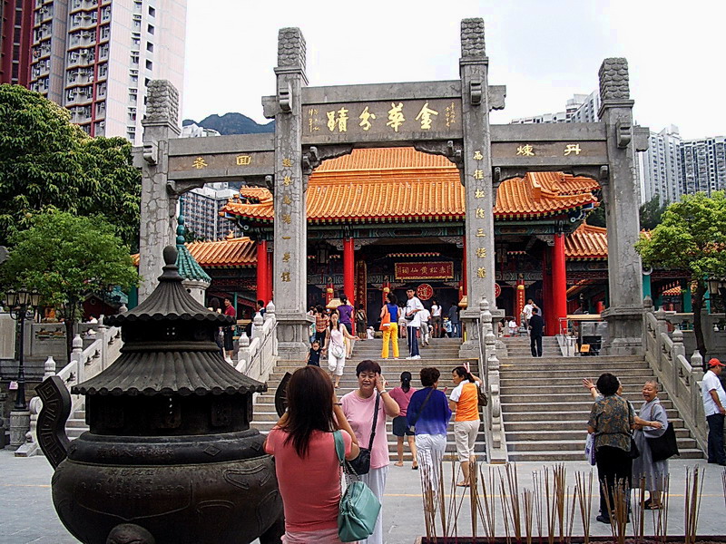 黃大仙廟全景 攝影：王世傳
