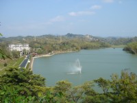 遠眺水庫一景<br/> 攝影：鄭惠文