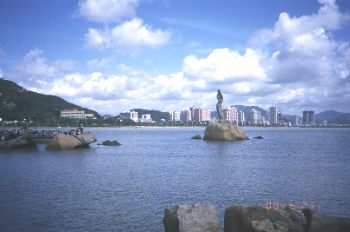 珠海漁女像 攝影：沈兆樑