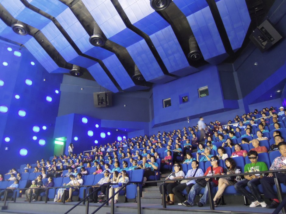 IMAX 3D 海洋劇場內 攝影：慶富集團/慶陽海洋企業(股)