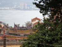 站在重建街眺望淡水河岸<br/> 攝影：Eva隨手拍