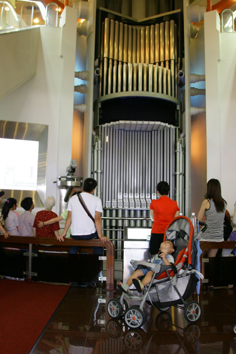 核二廠展示館-反應爐模型 攝影：簡時強