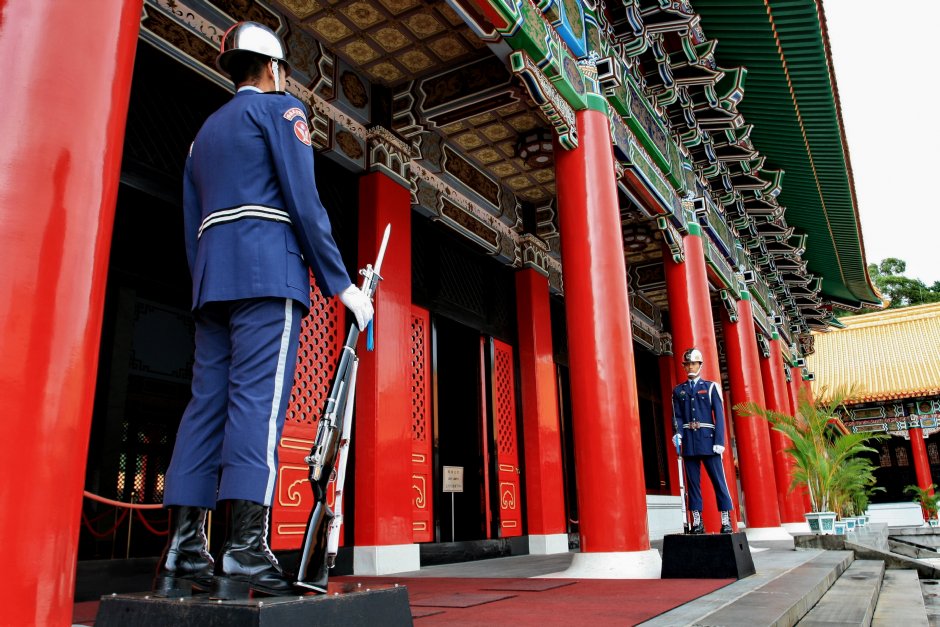 正殿衛兵 攝影：陳銘祥