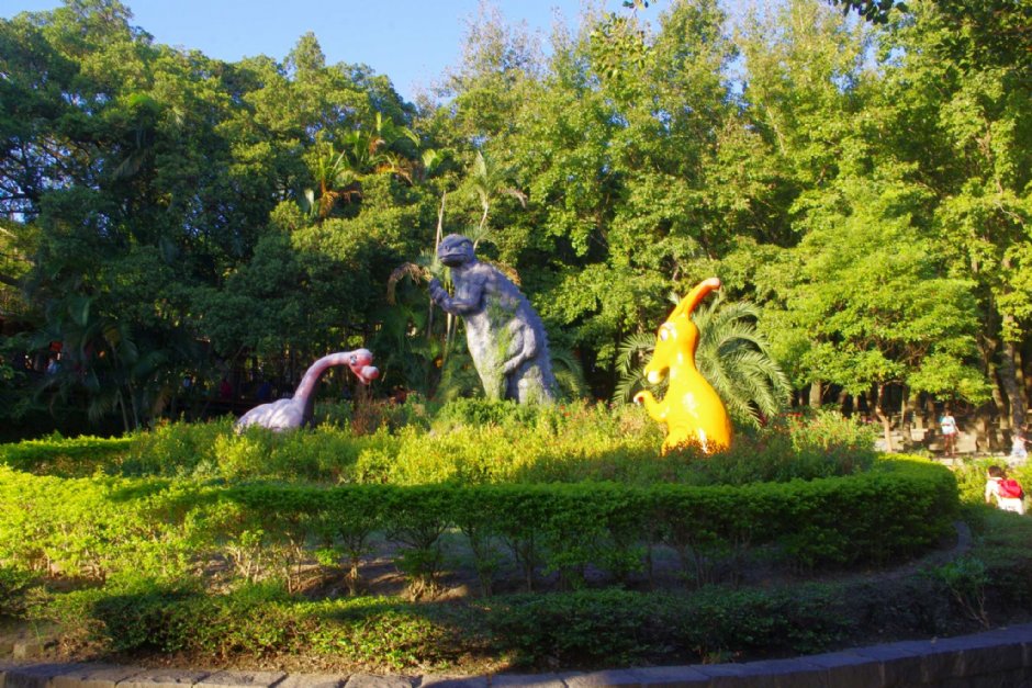 公園中充滿各種可愛裝飾 攝影：Eva隨手拍