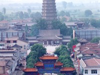 遠眺法門寺真身寶塔<br/> 攝影：林明德