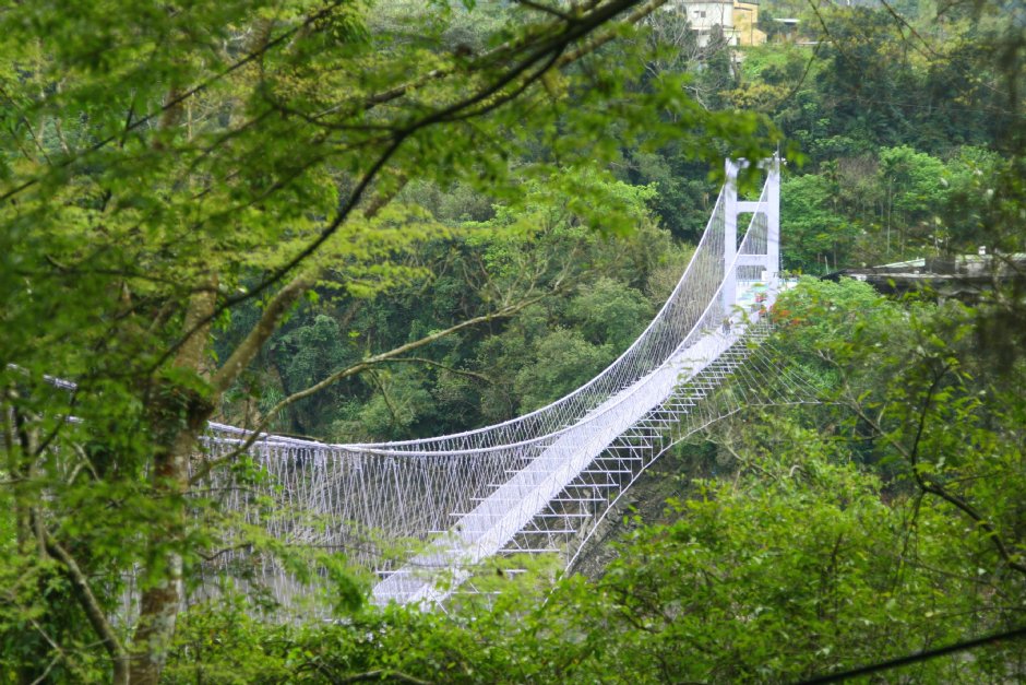 舊溪口吊橋(新吊橋已整建並於2018年重新開放) 攝影：簡時強