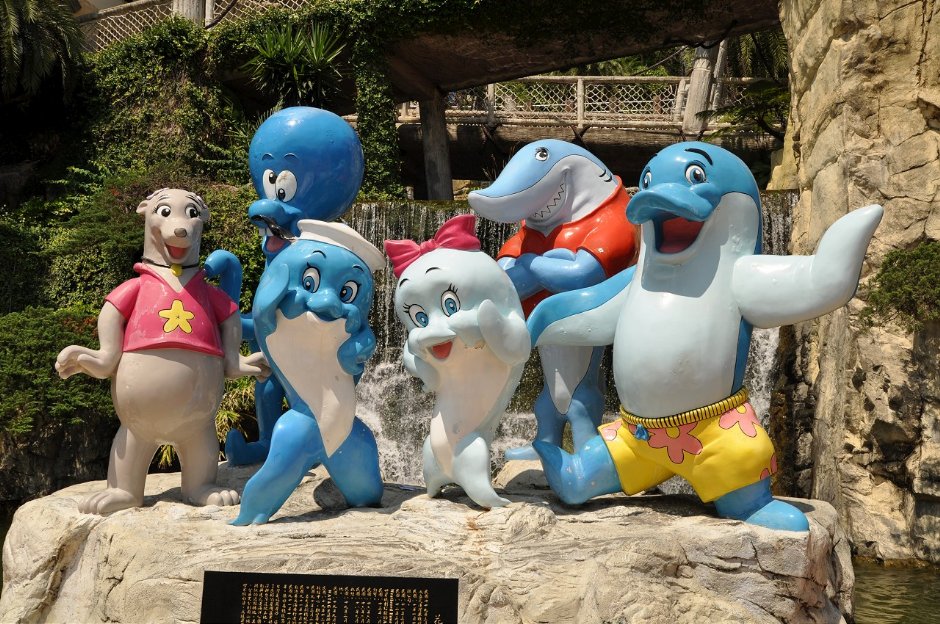 海洋公園的吉祥物們 攝影：kavin