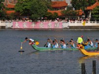 龍潭大池是桃園著名的龍舟賽場地<br/> 攝影：Leon
