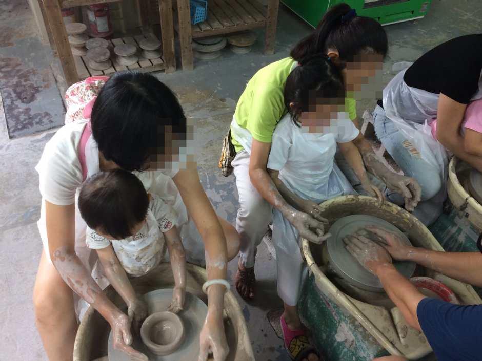 手拉坯DIY 攝影：Eva隨手拍