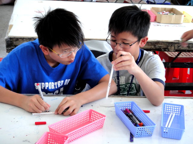 館內DIY活動 攝影：玉兔鉛筆學校授權