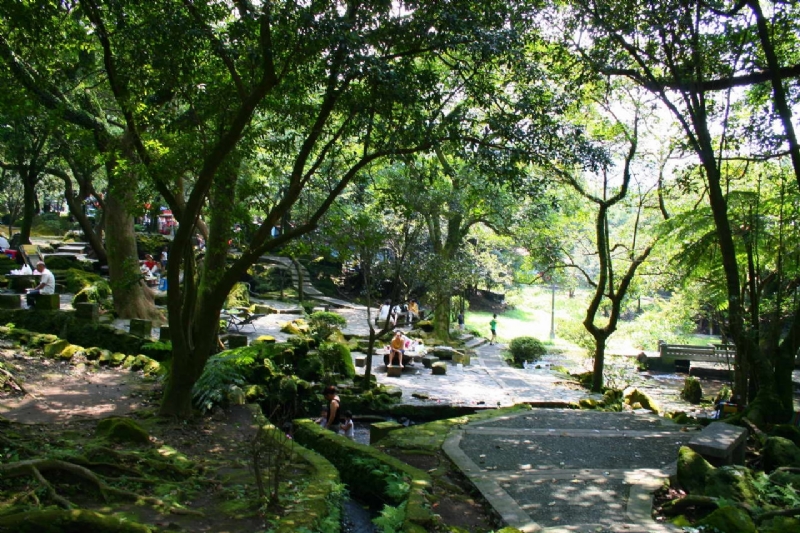 公園內幽靜園景 攝影：老山羊部落格