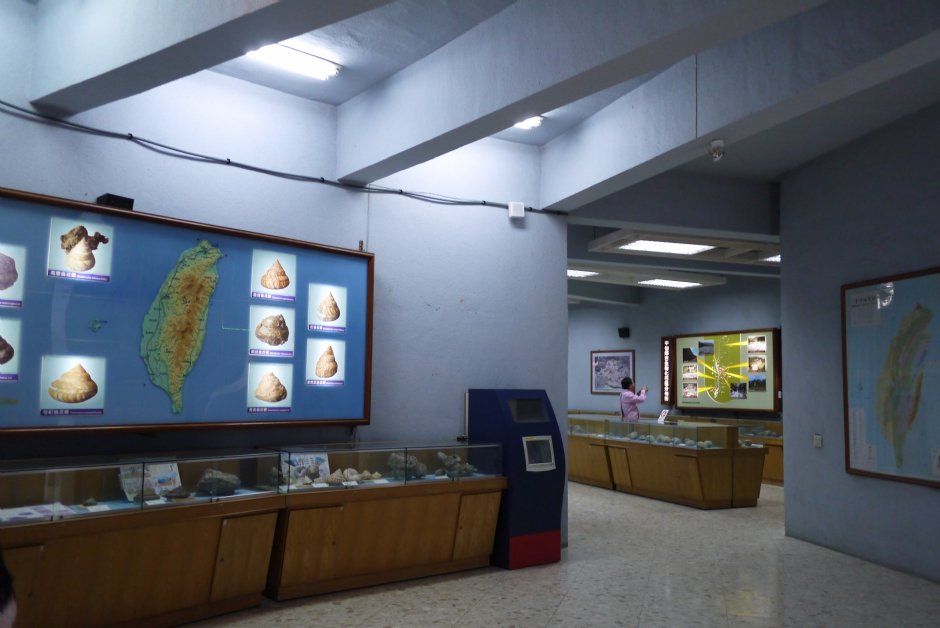 化石館展示廳 攝影：旅遊王攝影組