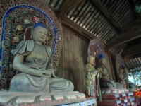 紫金庵內宋朝的泥塑<br/> 攝影：馮順