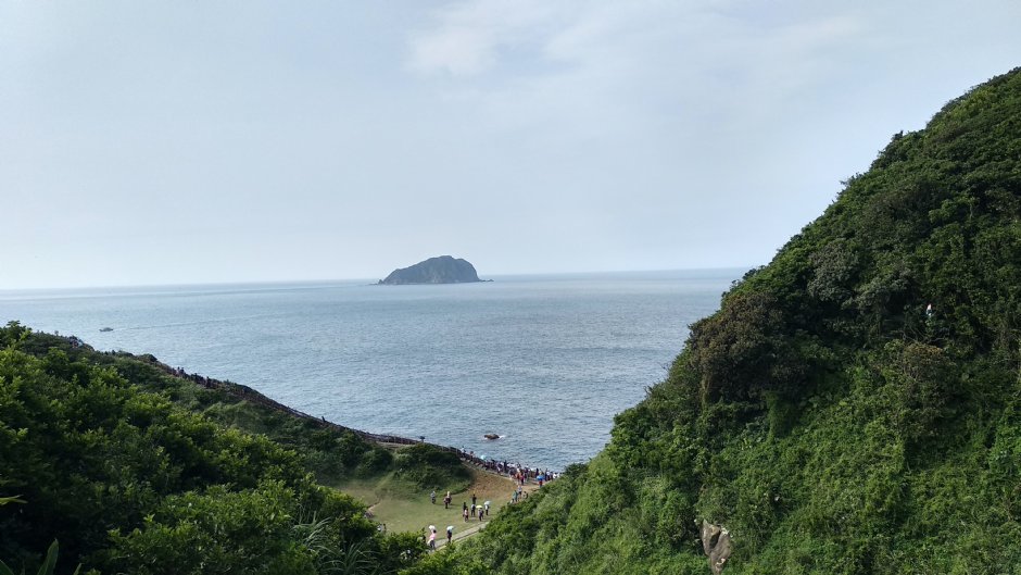 從望幽谷遠眺基隆嶼 攝影：Lu