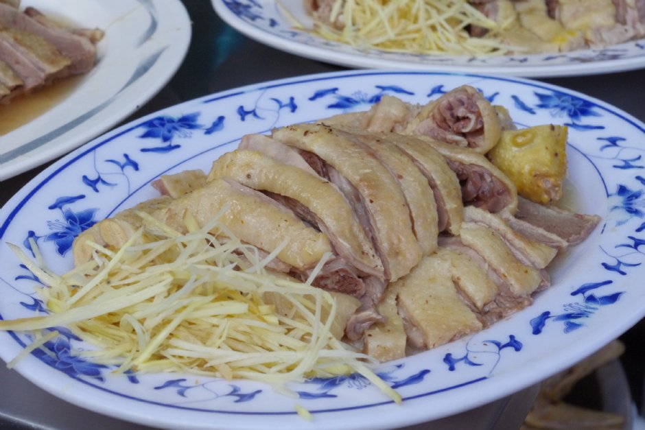 老街上著名的金山鴨肉 攝影：Eva隨手拍